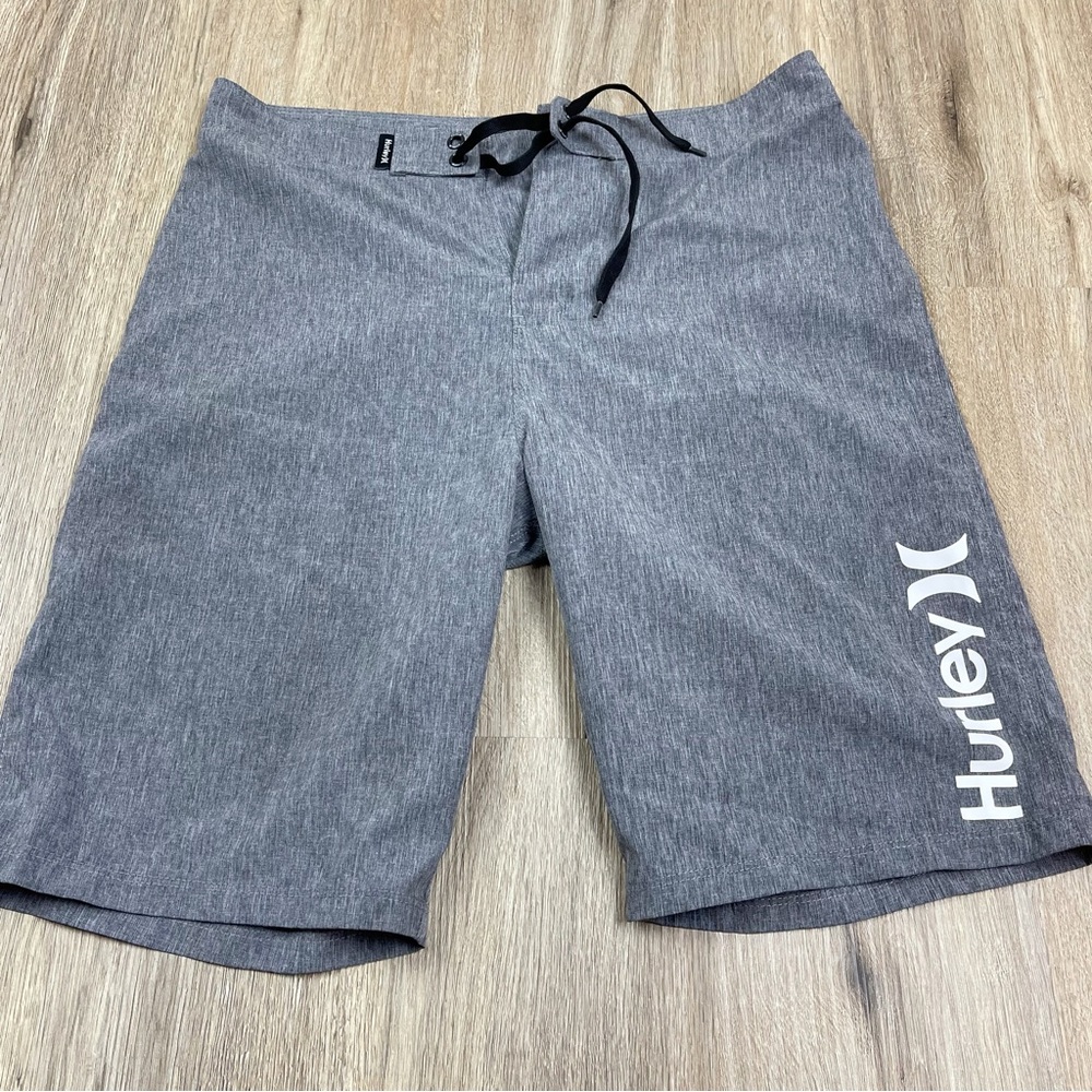 Hurley Heathered Gray One and Only Boardshorts - Picture 2 of 6